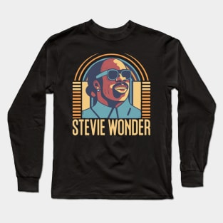 Stevie “The Genius” Wonder Long Sleeve T-Shirt